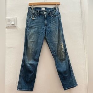 Mother Denim - High Waisted Rascal Crop Jeans